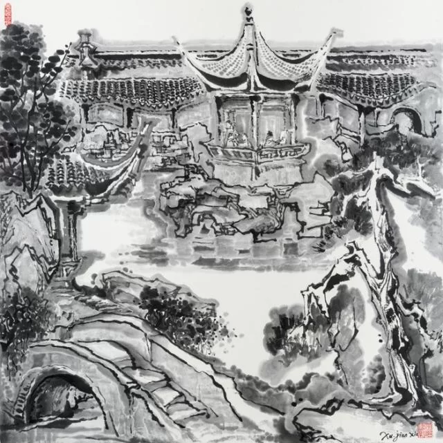 笔意纵横抒神韵——徐建新绘画作品欣赏(图3) 笔意纵横抒神韵——徐建新绘画作品欣赏(图3)