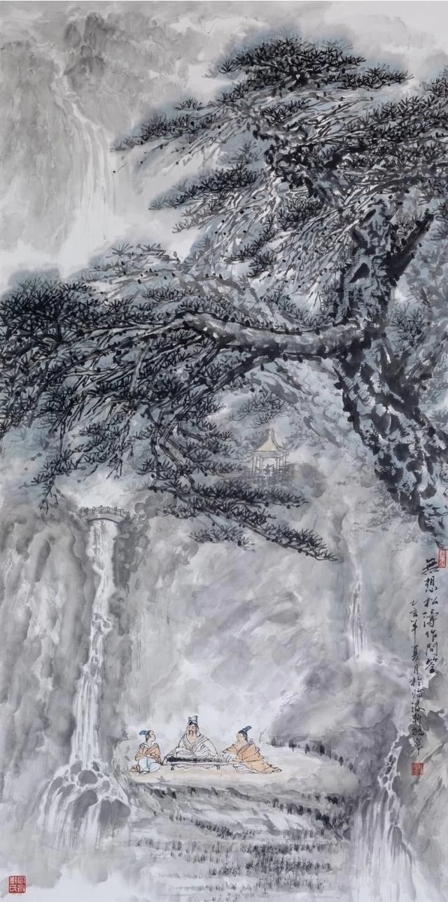 山川古韵展新貌——郑毓宁绘画作品欣赏(图5) 山川古韵展新貌——郑毓宁绘画作品欣赏(图5)
