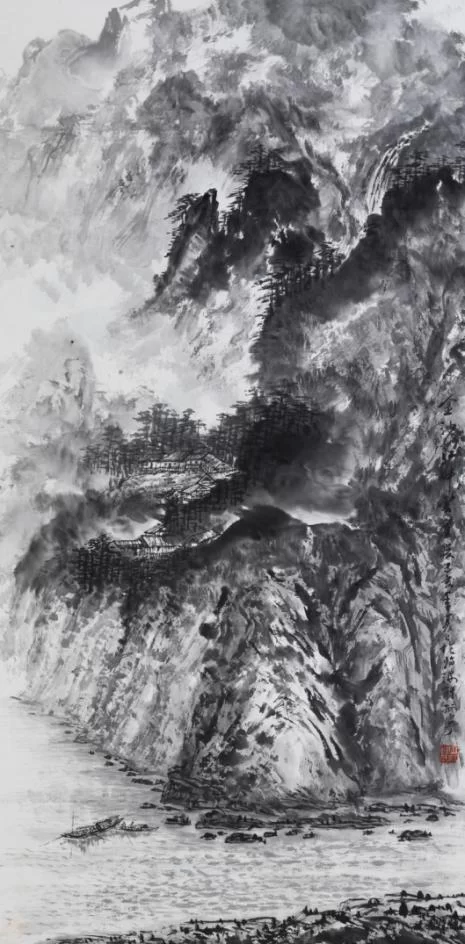 山川古韵展新貌——郑毓宁绘画作品欣赏(图8) 山川古韵展新貌——郑毓宁绘画作品欣赏(图8)