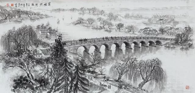 山川古韵展新貌——郑毓宁绘画作品欣赏(图3) 山川古韵展新貌——郑毓宁绘画作品欣赏(图3)