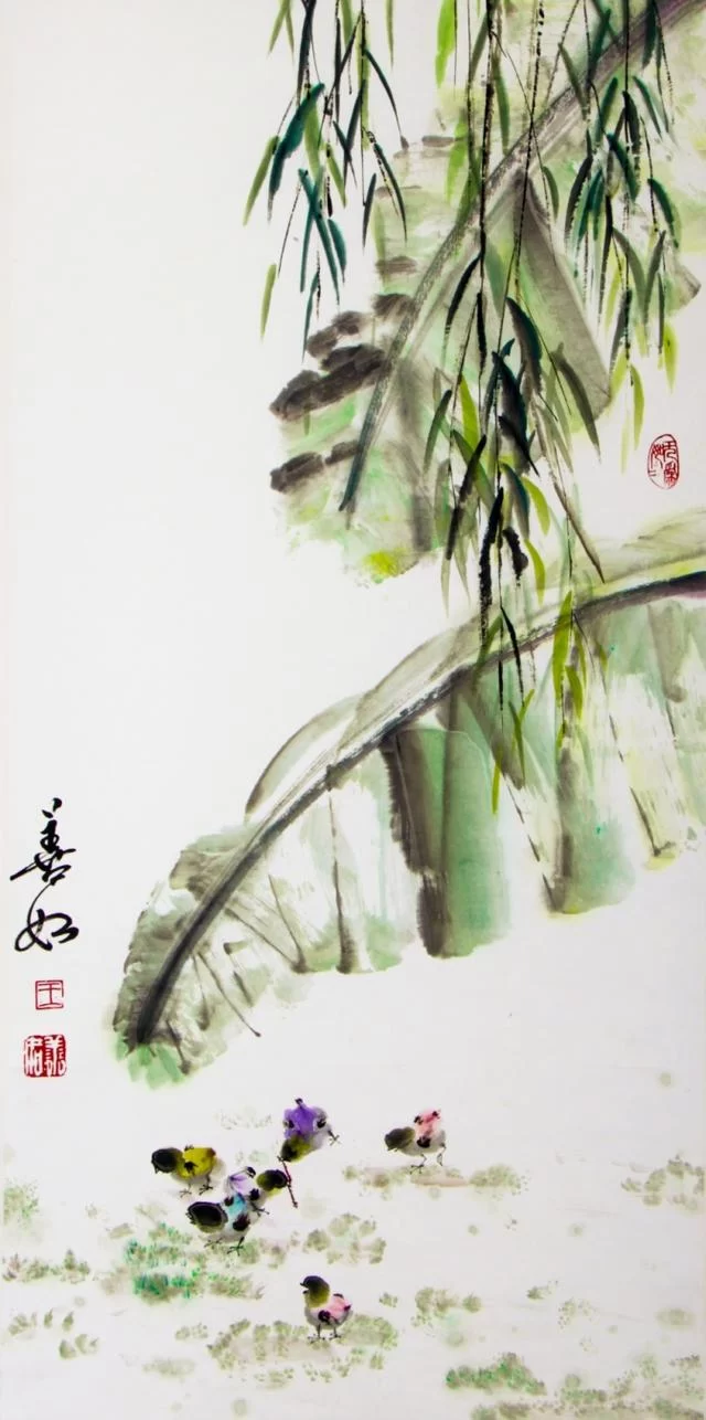 墨彩传情绘神韵——王晓燕绘画作品欣赏(图3) 墨彩传情绘神韵——王晓燕绘画作品欣赏(图3)