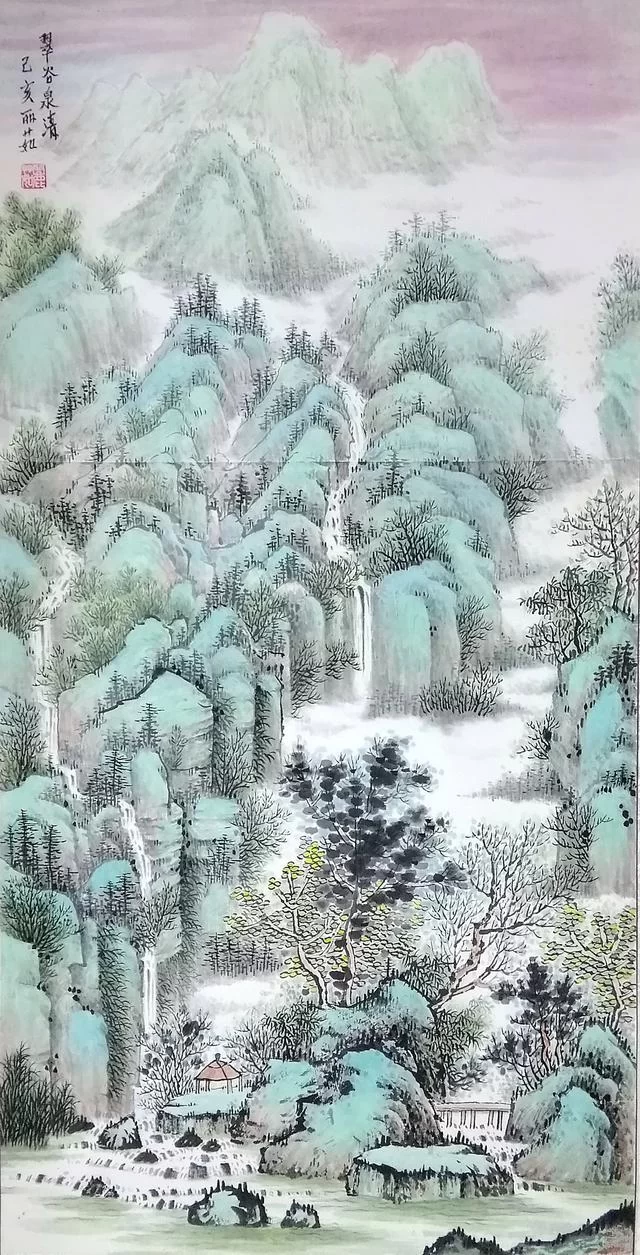 气韵壮阔 大气磅礴——任丽茹绘画作品欣赏(图5) 气韵壮阔 大气磅礴——任丽茹绘画作品欣赏(图5)