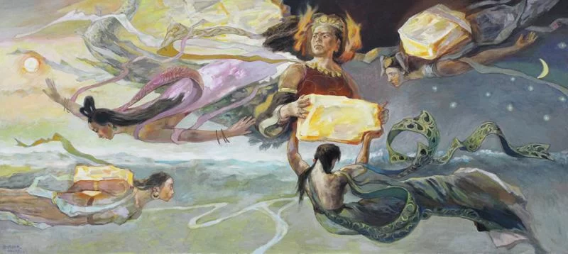 浓郁鲜明的东方格调——侯业油画作品欣赏(图6) 浓郁鲜明的东方格调——侯业油画作品欣赏(图6)