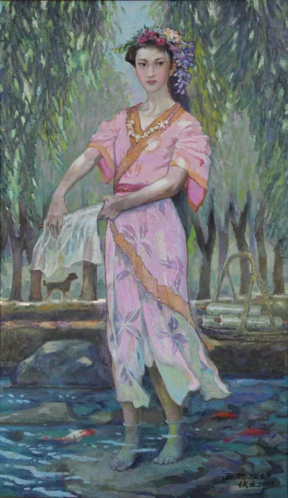 浓郁鲜明的东方格调——侯业油画作品欣赏(图5) 浓郁鲜明的东方格调——侯业油画作品欣赏(图5)