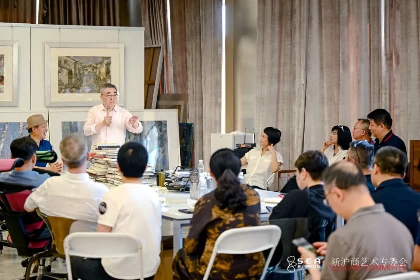 新沪商艺术专委会打造重磅IP   “走进大师工作室”首期对话著名画家陈逸鸣(图4) 新沪商艺术专委会打造重磅IP   “走进大师工作室”首期对话著名画家陈逸鸣(图4)