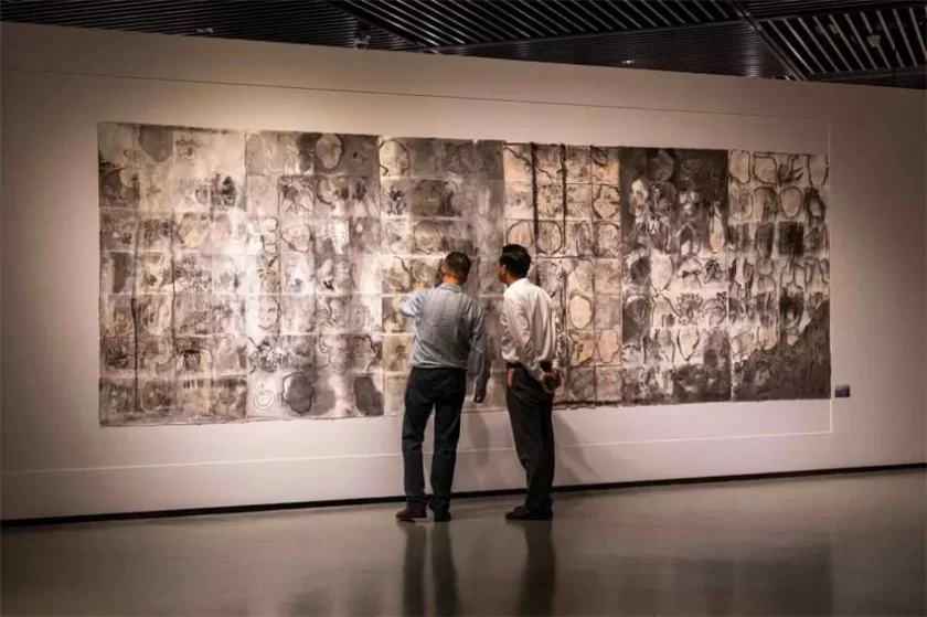 纸上 Sur Papier——姜竹青&弗朗辛·穆里双人展在芜湖市博物馆盛大开幕(图12) 纸上 Sur Papier——姜竹青&弗朗辛·穆里双人展在芜湖市博物馆盛大开幕(图12)