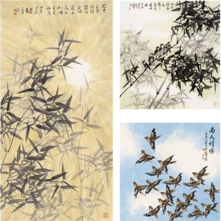 魏军、杨建五“笔墨相生”书画联展在京举办(图4) 魏军、杨建五“笔墨相生”书画联展在京举办(图4)