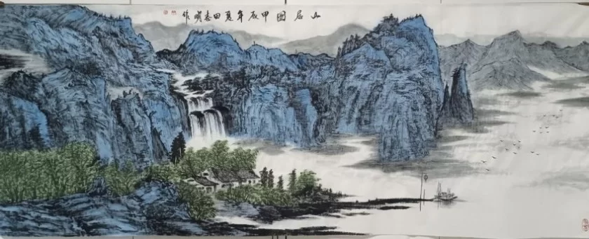 庆祝北京中轴线申遗成功暨京城名胜书画展(图11) 庆祝北京中轴线申遗成功暨京城名胜书画展(图11)