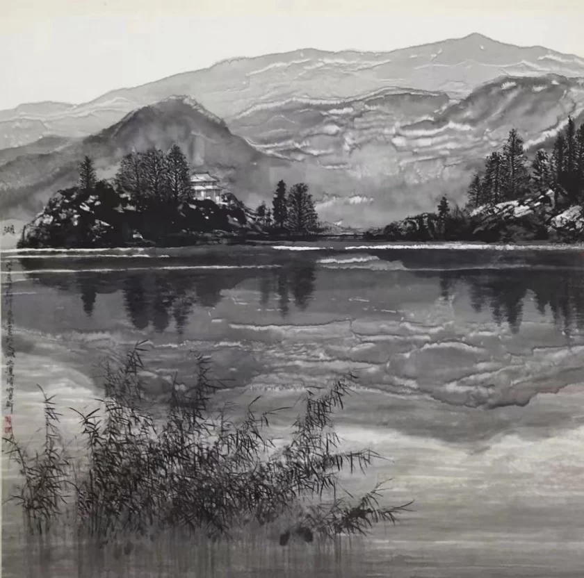 庆祝北京中轴线申遗成功暨京城名胜书画展(图5) 庆祝北京中轴线申遗成功暨京城名胜书画展(图5)