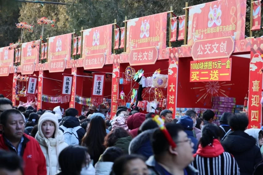 第三十七届地坛、第三十九届龙潭春节文化庙会圆满谢幕：传统焕新韵，文化续华章(图9)