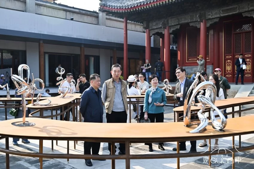 文字史诗：中轴线上的文本空间雕塑公共艺术展(图7)