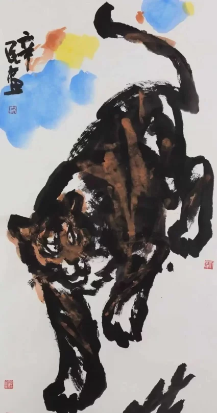 “大写之歌——齐辛民艺术系列展”在山东画院举行(图12)