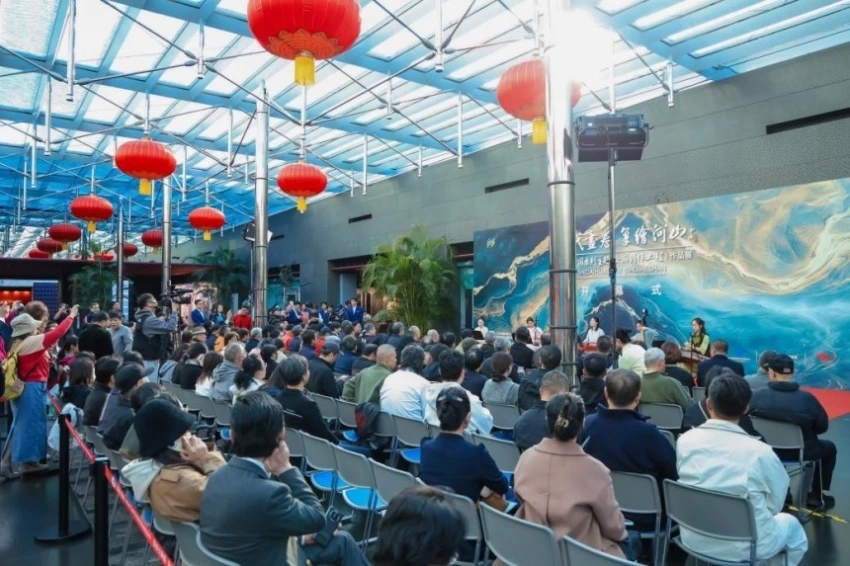“时代画卷 笔绘河山”美丽中国系列主题绘画创作工程作品展在国家大剧院启
