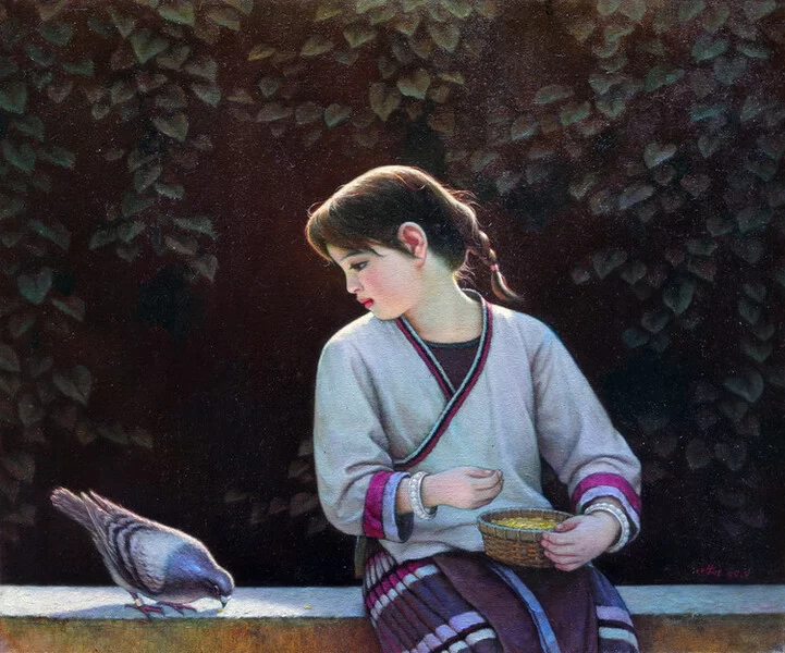 中国当代油画名家冼小前作品回顾展在邕举办(图7) 中国当代油画名家冼小前作品回顾展在邕举办(图7)